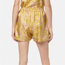 Versace  Pink & Gold Barocco Print Silk Pajama Shorts Photo 6