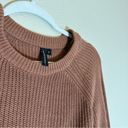 The Moon  & Madison brown cropped sweater Photo 1