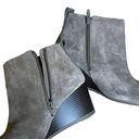 Vionic  Ankle Boots Womens 7 Gray Paloma Suede Wedge Heel Bootie Comfort Shoes Photo 4