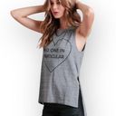 Lovers + Friends new  ᯾ No One in Particular Muscle Tee Tank Top ᯾ Heather Grey ᯾ Photo 3