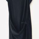 n:philanthropy  Dress Golden Wrap Skirt Sleeveless Side Tie Black Women's Size M Photo 6