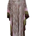 Free People NWOT  Cairo Shimmer Kimono In Sand One Size Photo 3