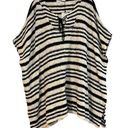 Mango NWT MNG Striped Poncho Cape Isabela Small Photo 0