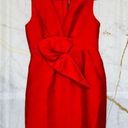 Gracia  Red Silky Fitted Cocktail Dress size L Photo 0