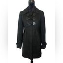 Jack by BB Dakota JACK WOMENS BLACK TOGGLE CLOSURE DRESS COAT WOMENS SIZE MEDIUM CLASSIC COAT Photo 3