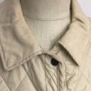 Hunter Quilted  Water Resistant Jacket Lt Tan Sz 10 Photo 2