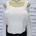 All Saints Dasha Crop Jumper Cold shoulder sweater size Small Photo 5