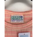 Fresh Produce Vintage 90s  2 Piece Set Dress + Top Size Large Pink White Striped Photo 4