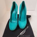 Brian Atwood  Turquoise Mermaid Platforms Pumps 8 Photo 3