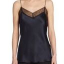 Vince  Lace Edge Silk Camisole in Navy Size M Photo 1