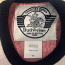 Budweiser  Retro White Knit Sweater SZ S Photo 7