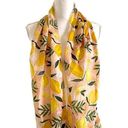 Daisy Lemon Tree &  Print Yellow Green Pink & White Style Scarf OSFM Photo 1