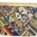 Anthropologie  Tylie Malibu Prana Clutch Purse Multicolor Envelope Embroidereod Photo 9