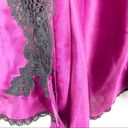 Frederick's of Hollywood FREDERICK’S OF HOLLYWOOD Wine Color Black Lace Open Back Lingerie, Size Large Photo 2