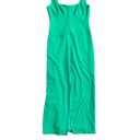 WAYF  The Bravado Slit Front Maxi Dress in Kelly green Photo 5