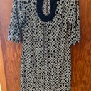 infinity En Focus Studio stretch navy bell sleeve dress Size 12 Photo 4