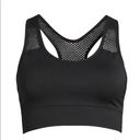 Avia  Womens Seamless Sports Bra Size Small 4-6 Minimum Support Pads Black New Photo 0