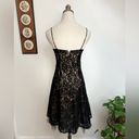 City Triangles Vintage 90s Whimsigoth Black Lace Tea Dress Photo 8