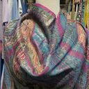 Oscar de la Renta  Scarf made in India. Multi Colored with metallic threading Photo 1