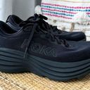 Hoka  One One Bondi 8 Black Low Top Road-Running Sneakers Women’s Size 7.5 Photo 1
