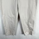 Soft Surroundings  Plus Size 2X Pants Crop Ankle Elastic Light Khaki Cotton 328 Photo 3