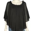 Romeo + Juliet Couture  Black Off the Shoulder Top Size M Photo 0