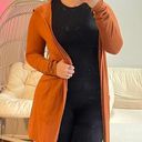 Cyrus  Long Cardigan With Hoodie Photo 0