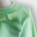 Champion  Cropped Sweatshirt Reverse Weave Crew Mint Green Size Medium Pastel NEW Photo 3