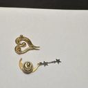 The Moon Lot Of 2 Signed Avon Gold Tone Brooch / Lapel Pin Heart /  Photo 4