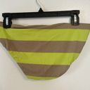 DKNY Women's Size Small S Bikini Bottom Neon Green Brown Y2K Vintage Photo 4