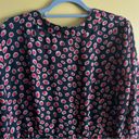 Russell  Kemp asymmetric, ruffle, 3/4 sleeve, 5 button V neck blouse, size 1X Photo 5