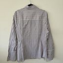 Lane Bryant  Womens Blouse Size 16 Button Up Collared Stripe Pink Gray Basic NWT Photo 10