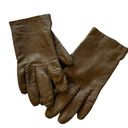 Krass&co Vintage Genuine Leather Brown Gloves 60s Fownes Bros &  size small Photo 0