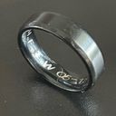 Edge Pre-owned 6mm carbide  black ring size 8 Photo 2