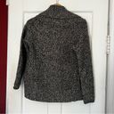 Aritzia  TNA Gray White Telluride Wool Zipper Sweater Shawl Collar Size Small Photo 6