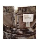 cupio  BELL SLEEVE VELVET PEPLUM GRAY GREY TOP WOMENS SIZE S Photo 5