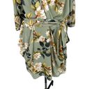 City Chic  Color Wrap Print Dress Sage Green Floral Print Plus Size 22 Photo 3