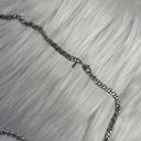 Monet silver tone chain link necklace Photo 3