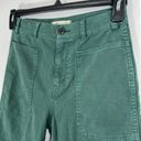 Madewell  The '90s Straight Utility Pant in Canvas Old Spruce Green Size 25 Photo 9