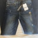 Gap  Flare Jeans Women's Size 2 Blue Mid Wash Distressed 5-Pocket Zip Closure Photo 2