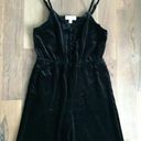 Popsugar Woman’s Velour Black Jumpsuit Size Medium Photo 1