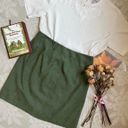 Dress Barn Vintage 90s  suede green Fall skirt Photo 8