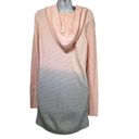 infinity  Sports Women Pink ombré thermal Yoga Loungewear Hooded Tunic Photo 1