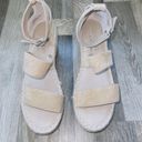 Coconuts by Matisse  Soire Beige Strappy Espadrilles Platform Sandals size 9.5 Photo 1