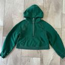 Lululemon Scuba Oversized Half-Zip Hoodie in Everglade Green Photo 1