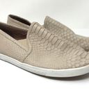 Joie  Womens Size 38.5 US Size 8.5 Snakeskin Embossed Slip On Flat Sneakers Blush Photo 1