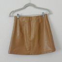 Abercrombie & Fitch Abercrombie Vegan Leather Mini Skirt Photo 4