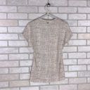 St. John  Geometric Print Short Sleeve Blouse Size S Photo 4