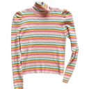 &merci &Merci Pastel Mock Neck Fitted Sweater Photo 1