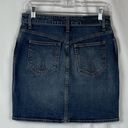 Calvin Klein  Medium Wash Boho Hippie Festival Jean‎ Skirt NWT Size 28 Photo 3